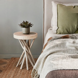 Side Table White Wash