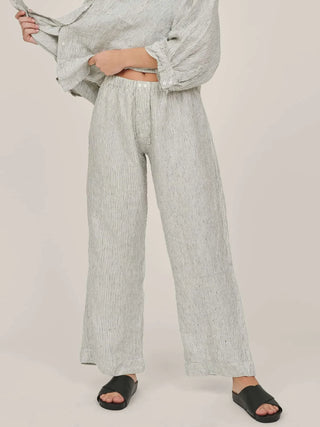 Linen Pants Pencil Stripes