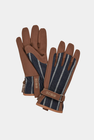 Striped Glove Navy