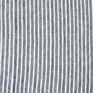 Montauk Linen Ocean Stripe Flat Sheet King